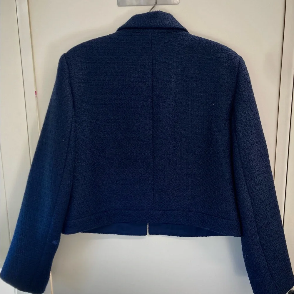 Ann Taylor Blue Topper Jacket - Picture 5 of 10